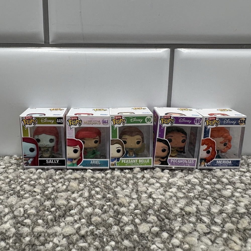 Funko Pop Bitty Collectibles Disney Princesses Ariel Pocahontas More‎